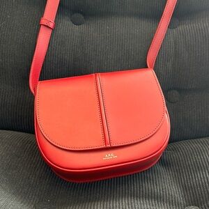 APC red crossbody bag